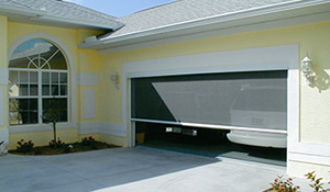 Motorized Retractable Bug Screens for Garages, Decks, Patios and